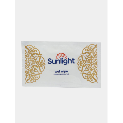 Влажные салфетки SUNLIGHT 1шт Gold