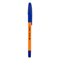 Ballpoint pen STAMM "Orbita 150" blue, 0.7mm, orange case