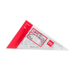 Ruler corner 15cm (pattern,protractor) , Deli 6415 Ruler corner 15cm (pattern,protractor) , Deli 6415