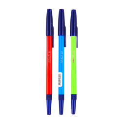 Ballpoint pen STAMM "049" blue, 0.7mm, neon mix
