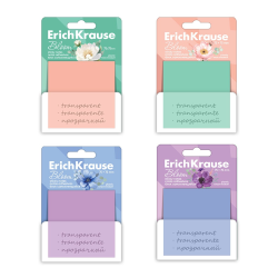 ErichKrause Pastel Bloom self-adhesive plastic block, 75X75 mm, 50 sheets, assorted 61580 ErichKrause Pastel Bloom self-adhesive plastic block, 75X75 mm, 50 sheets, assorted 61580