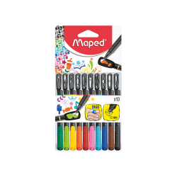 Ручка фетровая Maped (10цв.Graph'Mania) Ручка фетровая Maped (10цв.Graph'Mania)