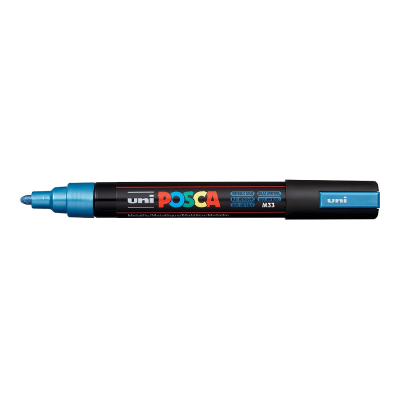 Маркер UNIBALL POSCA 1.8-2.5 Marking Pen Metallic Blue N