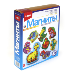Figurines on magnets Dinosaurs
