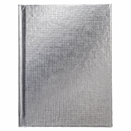 Записная книжка 64л А6ф клетка/линия тв.переплет тиснение Обл. Бумвинил METALLIC Золото64ЗКт6В5