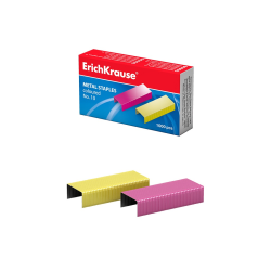 ErichKrause color staples No. 10 (box of 1000 pcs.) 7140