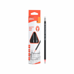 Black graphite pencil Deli E58100 Black graphite pencil Deli E58100
