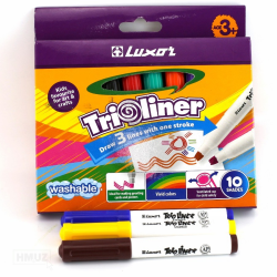 Felt-tip pen market Trioliner Luxor 10 colors. Felt-tip pen market Trioliner Luxor 10 colors.