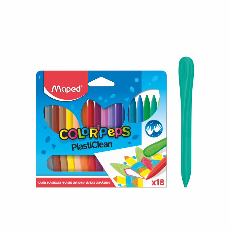Карандаши масл.-пастель Maped (18цв.,Smart Plastic 862012