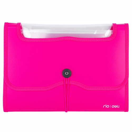 7-bit plastic folder with elastic band, Deli E38127 7-bit plastic folder with elastic band, Deli E38127