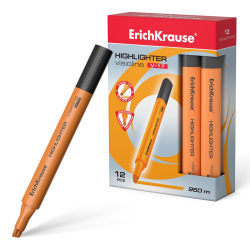 ErichKrause Visioline V-17 Neon textmarker, ink color orange (in a box of 12 pieces) 56703 ErichKrause Visioline V-17 Neon textmarker, ink color orange (in a box of 12 pieces) 56703
