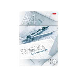 A set of paper for drawing 10l A4f 190gr in a folder-Compass- A set of paper for drawing 10l A4f 190gr in a folder-Compass-