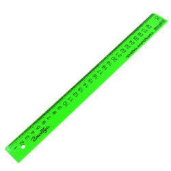 Cutter's ruler 30 cm, plastic, assorted LZ-30 Cutter's ruler 30 cm, plastic, assorted LZ-30