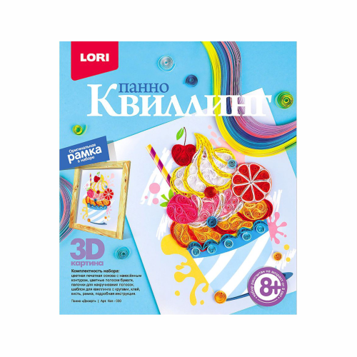 Quilling. Panel Dessert