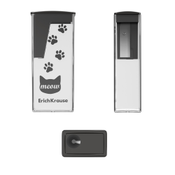 ErichKrause City plastic sharpener, Meow, with container, assorted (in a display box of 16 pieces) ErichKrause City plastic sharpener, Meow, with container, assorted (in a display box of 16 pieces)