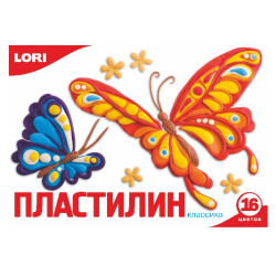 Plasticine "Classics" 16 colors 20 gr Plasticine "Classics" 16 colors 20 gr