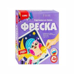 Фреска. Картина из песка Совушка Фреска. Картина из песка Совушка