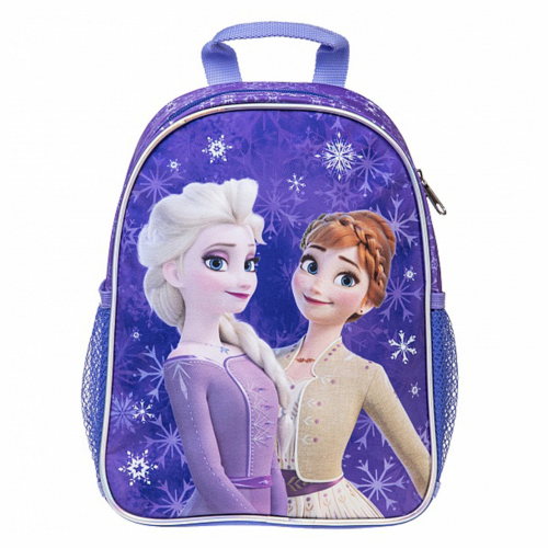 Backpack Medium Hatber -Cold Heart- 31x24x10cm polyester reflective. 1 compartment 2 pockets ( DISNEY) KB_074129